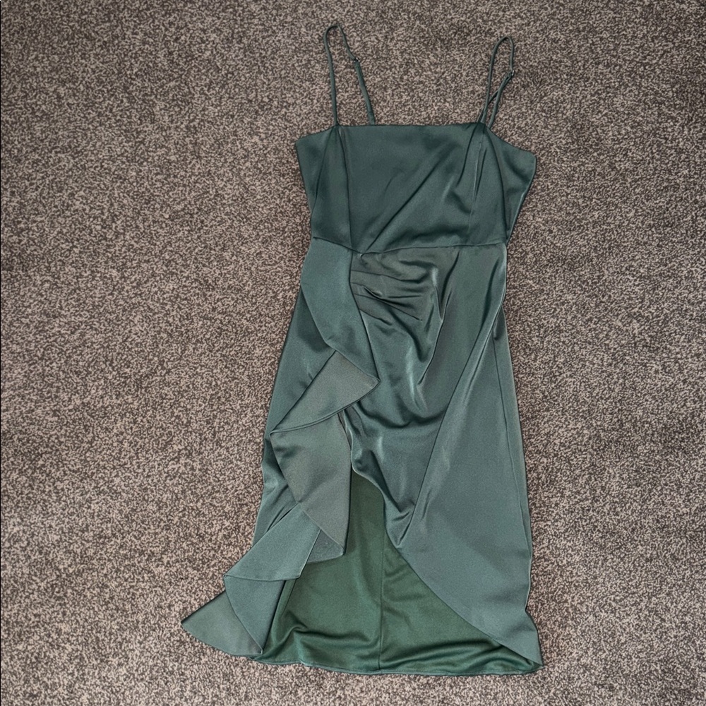 Lulu's Emerald High Low Dress